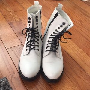 Urban Outfitters Genuine Leather Combat Boots